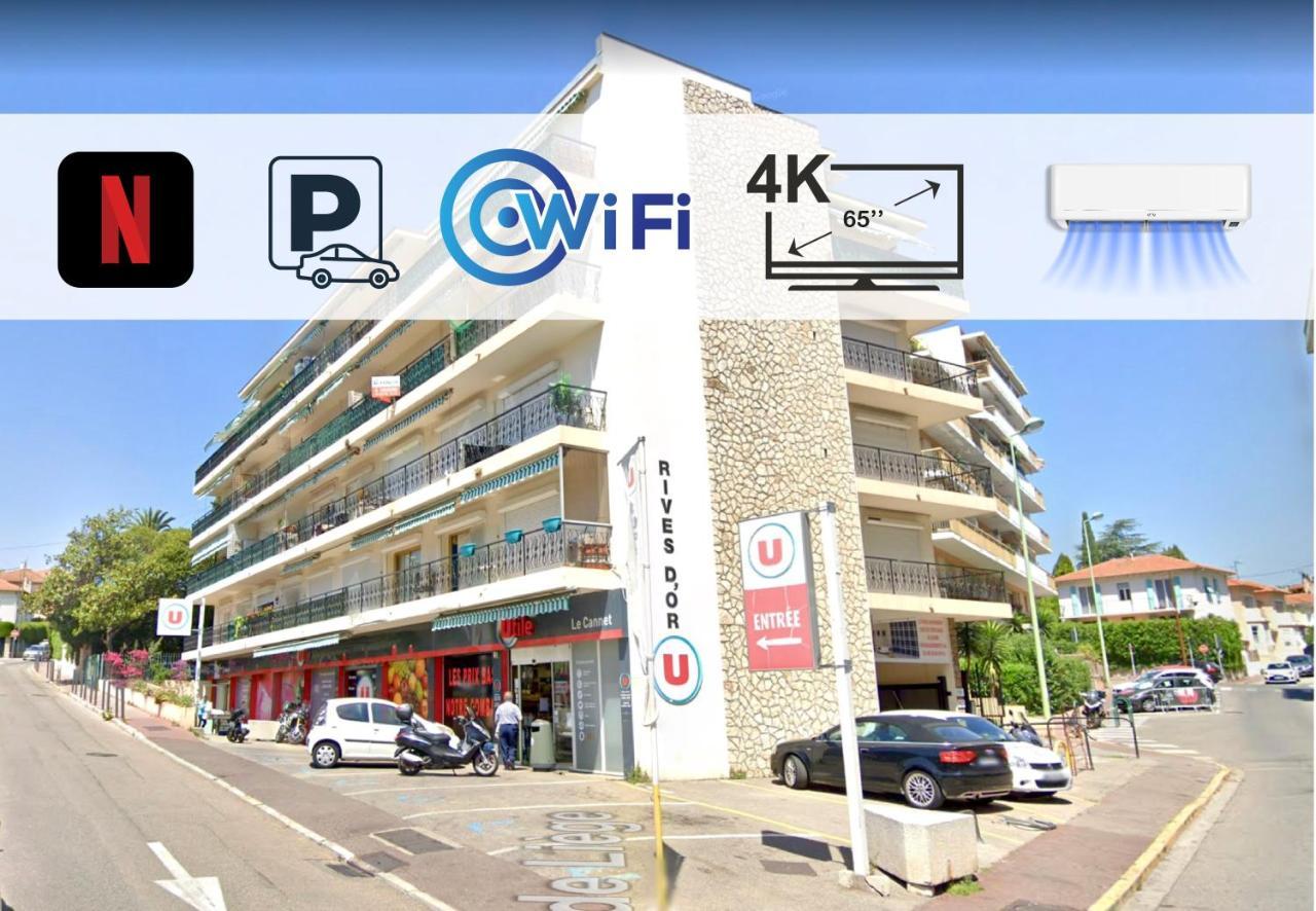 Magnifique Appartement Le Cannet,Cannes, Parking, Wifi Exterior photo